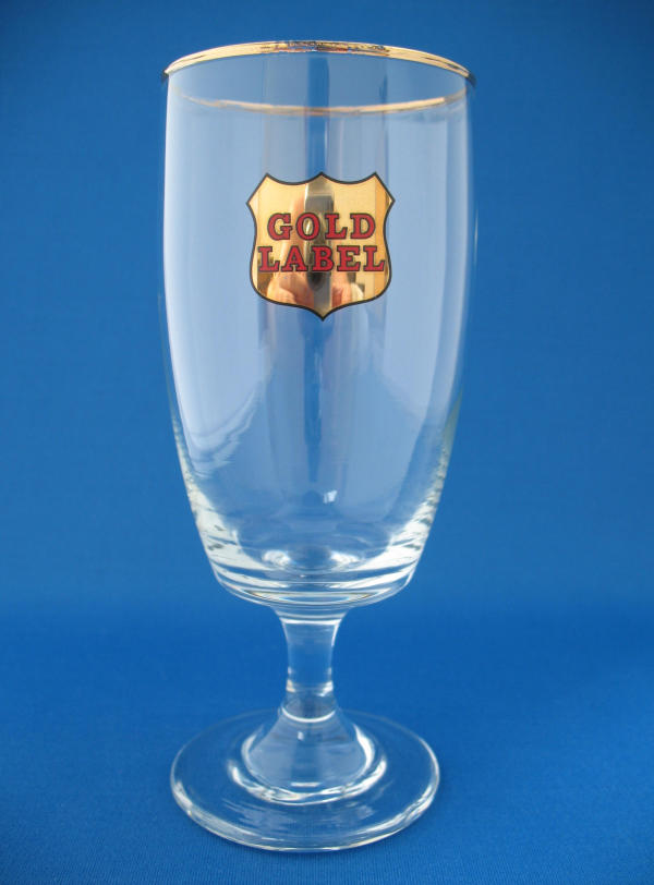 Gold Label Beer Glass 000848B065