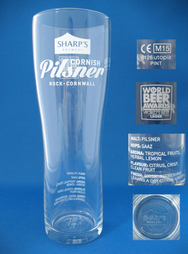 Cornish Pilsner Beer Glass