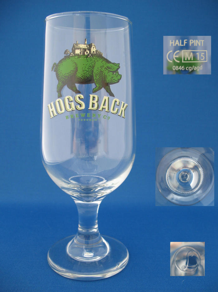 Hogs Back Beer Glass 000861B065