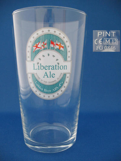 Liberation Ale Beer Glass 000866B067