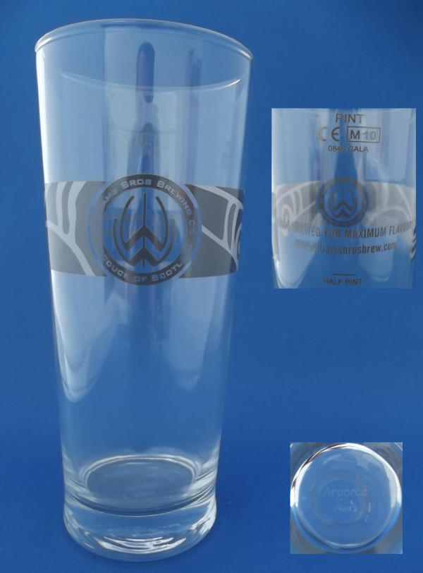 Williams Brothers Beer Glass 000884B068