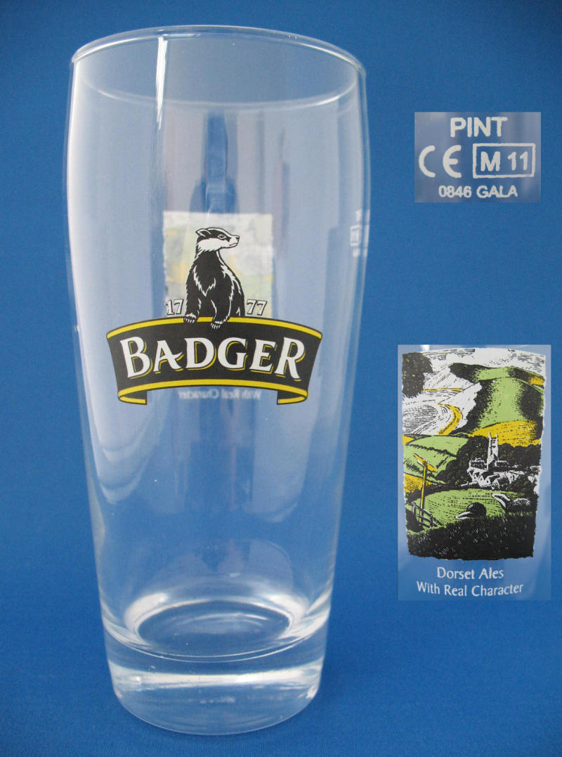 Badger Beer Glass 000889B068