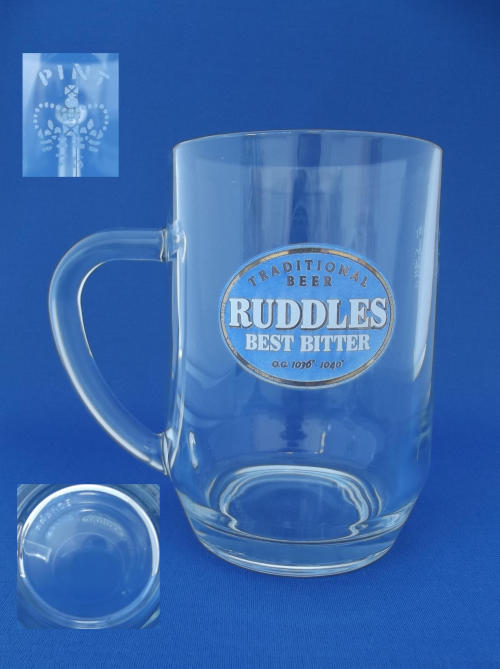 Ruddles Beer Glass