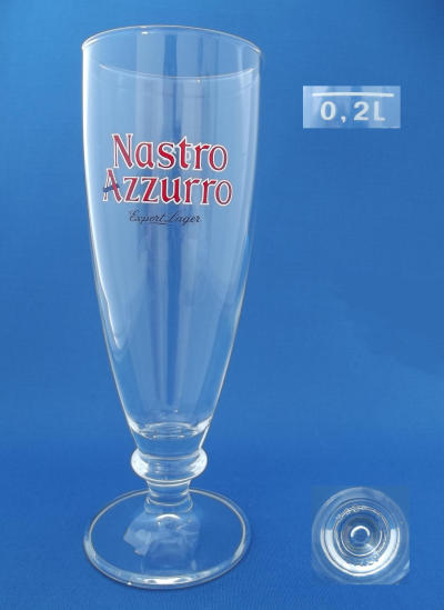 Nastro Azzurro Beer Glass