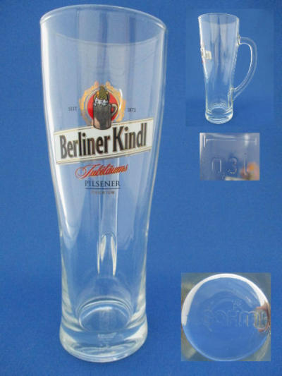 Berliner Kindl Beer Glass