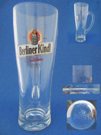 Berliner Kindl Beer Glass