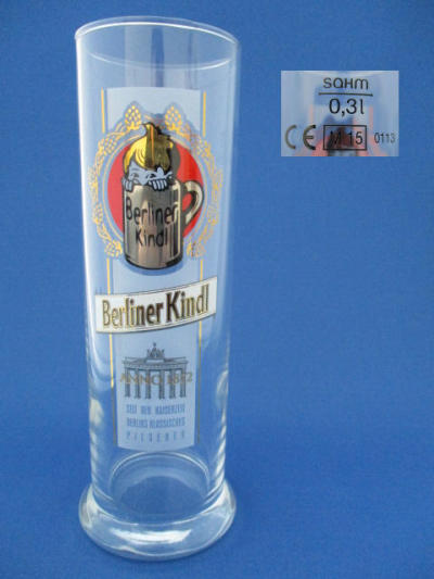 Berliner Kindl Beer Glass