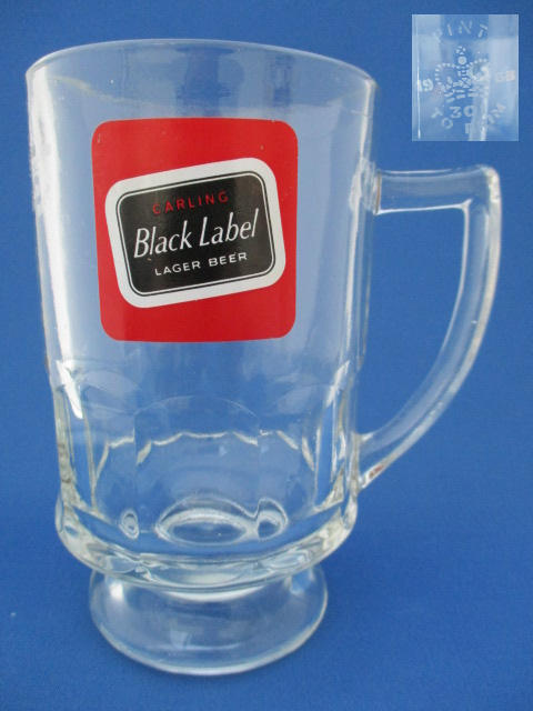 Carling Black Label Beer Glass 000962B073