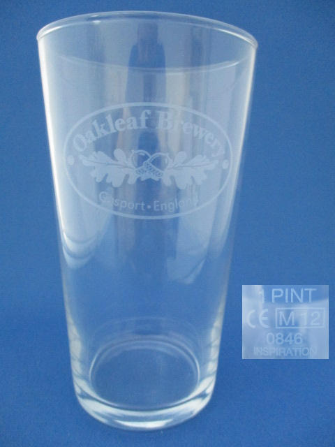 000978B074 Oakleaf Beer Glass