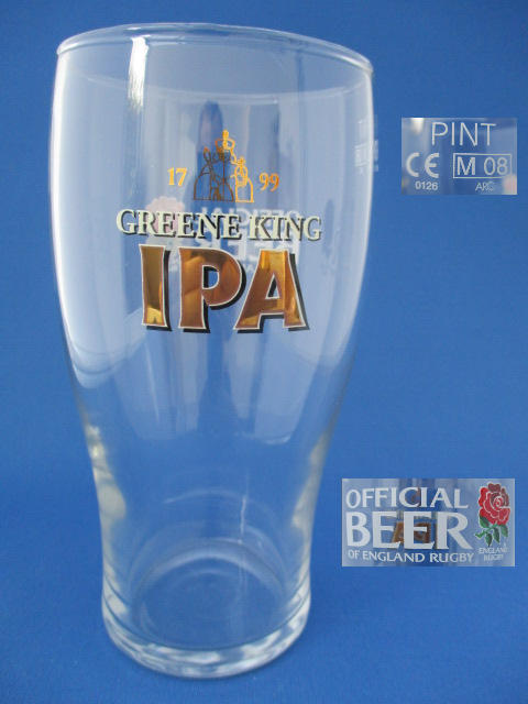 Greene King Beer Glass 000988B075