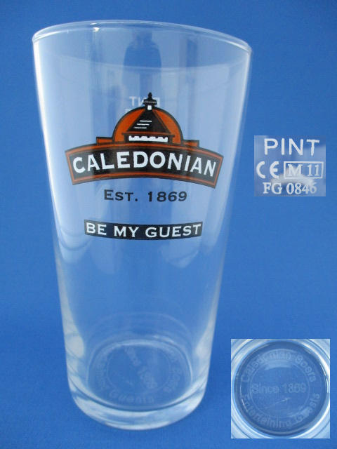 Caledonian Beer Glass 000991B075