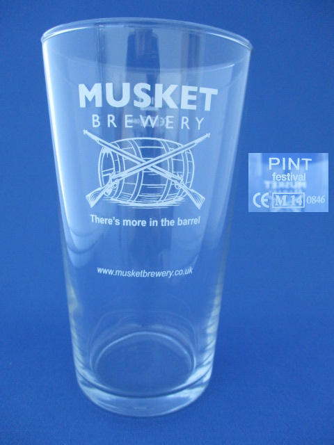 001001B075 Musket Beer Glass