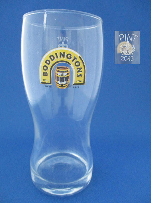 Boddingtons Beer Glass 001004B075