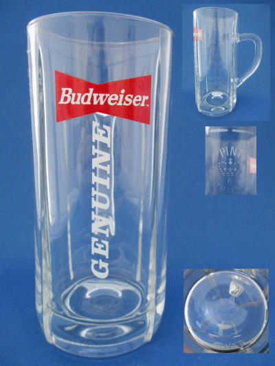 Budweiser Beer Glass 001013B076