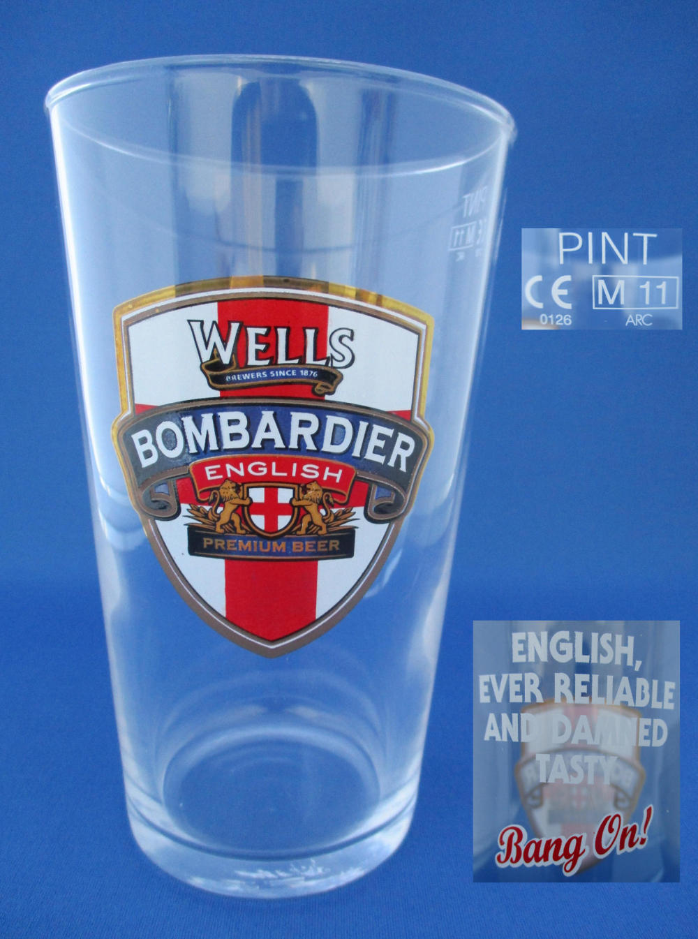Bombardier Beer Glass 001025B077