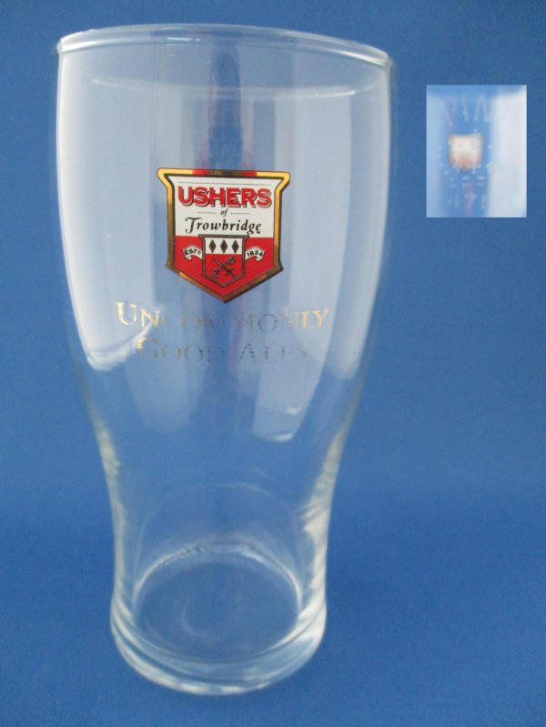 Ushers Beer Glass 001041B078