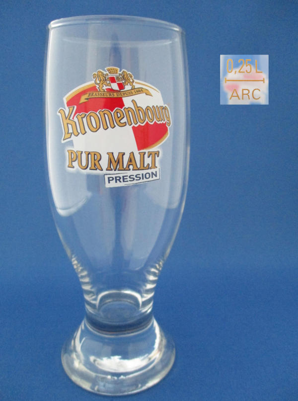 Kronenbourg Beer Glass