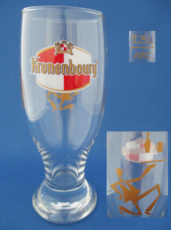 Kronenbourg Beer Glass