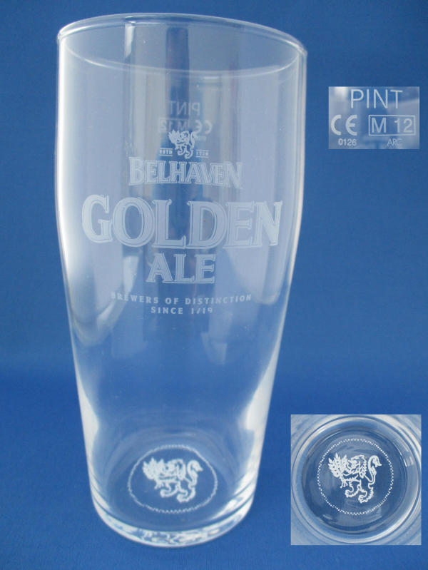 Belhaven Golden Ale Glass