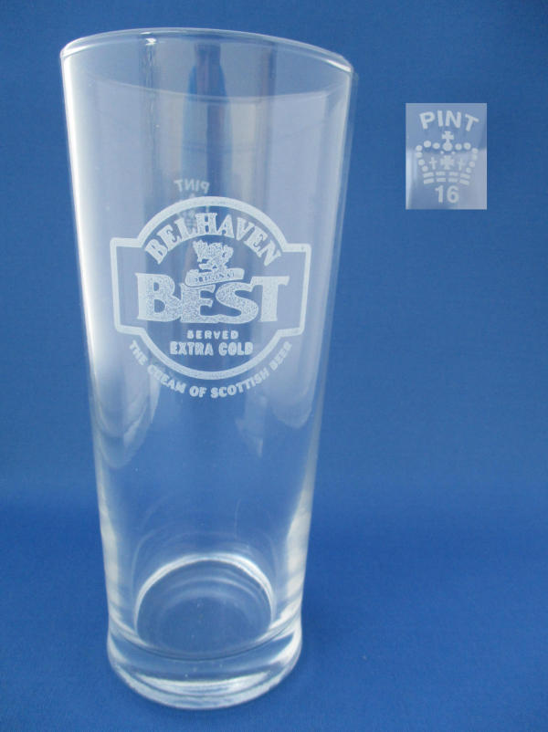 Belhaven Best Beer Glass