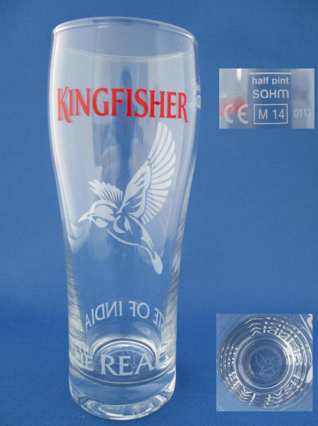 Kingfisher Beer Glass 001088B081