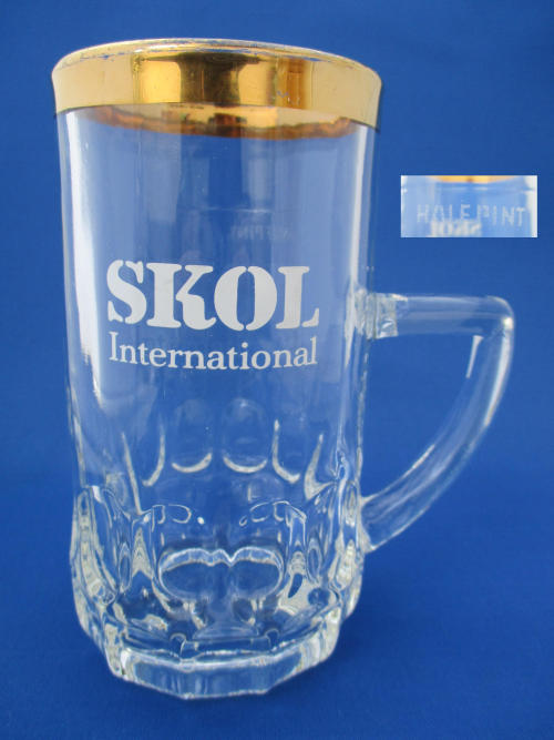 SKOL Beer Glass