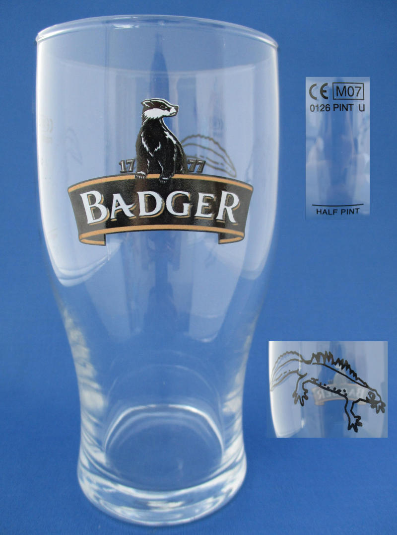Badger Beer Glass 001092B081