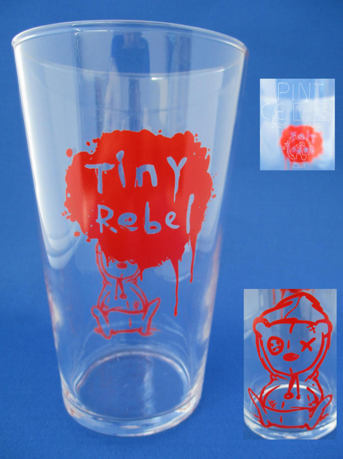 Tiny Rebel Beer Glass 001095B081