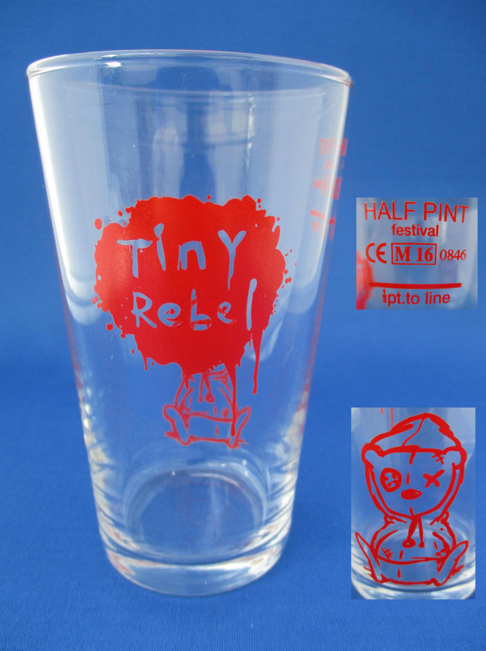 Tiny Rebel Beer Glass 001096B081