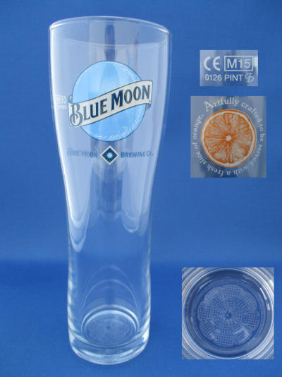 Blue Moon Beer Glass 001100B078