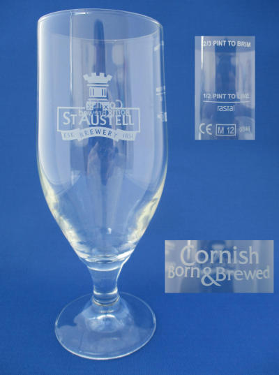 St Austell Beer Glass 001101B081