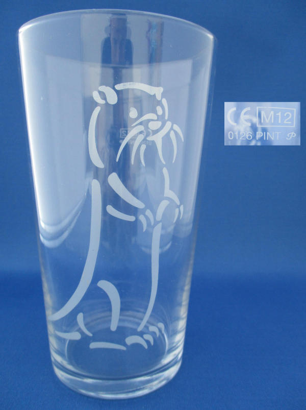 Otter Beer Glass 001110B082