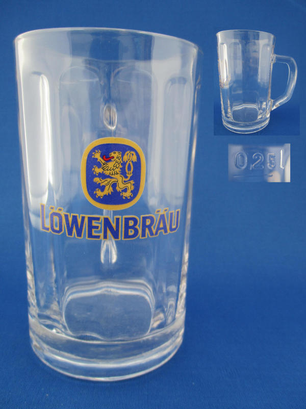 Lowenbrau Beer Glass 001120B082