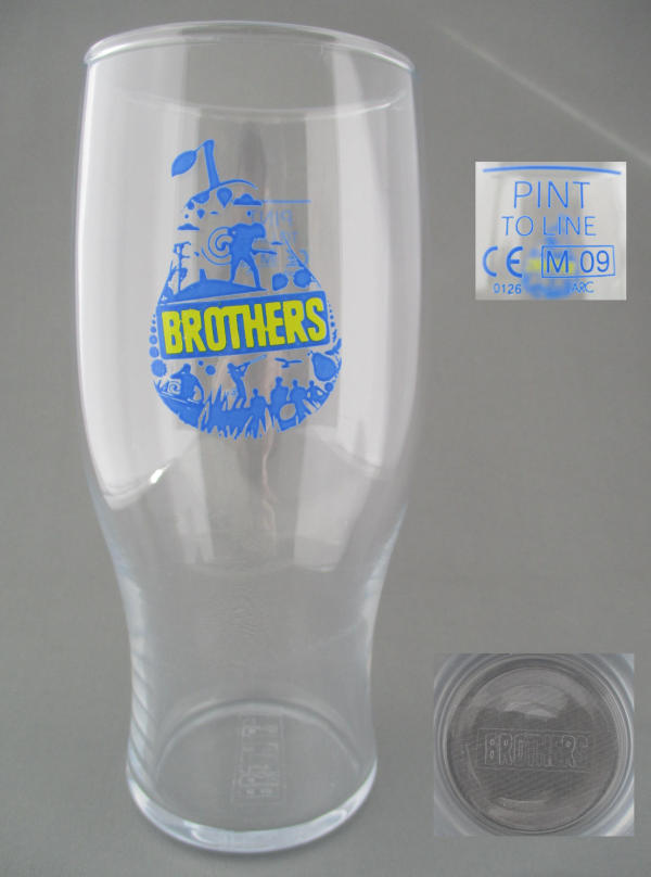 001123B083 Brothers Beer Glass