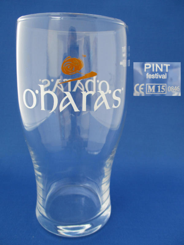 001124B083 Oharas Beer Glass
