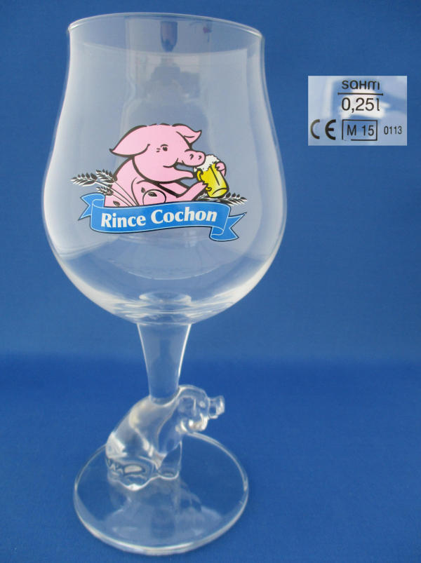 Rince Cochon Beer Glass 001131B083
