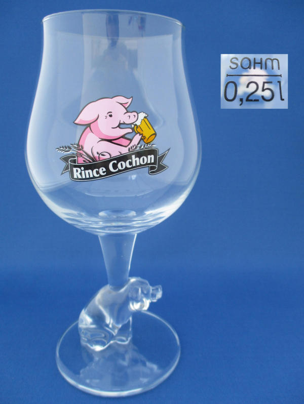 Rince Cochon Beer Glass 001132B083