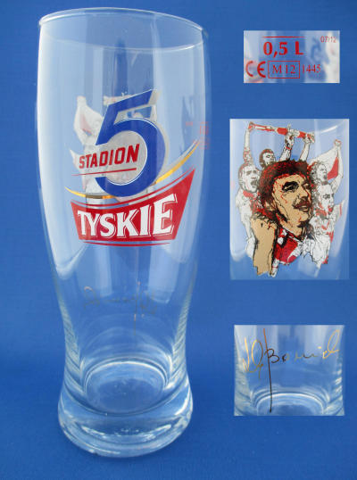 Tyskie Beer Glass 001175B086