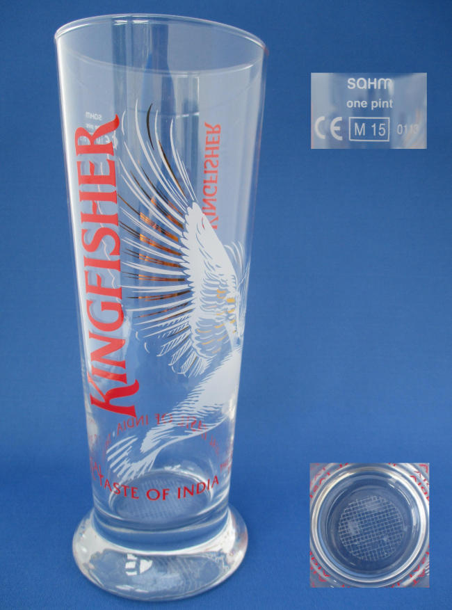 Kingfisher Beer Glass 001179B086