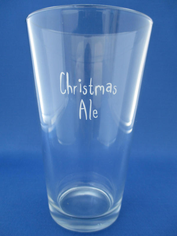 Cains Christmas Beer Glass