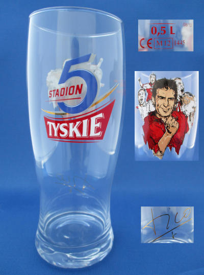 Tyskie Beer Glass 001183B087