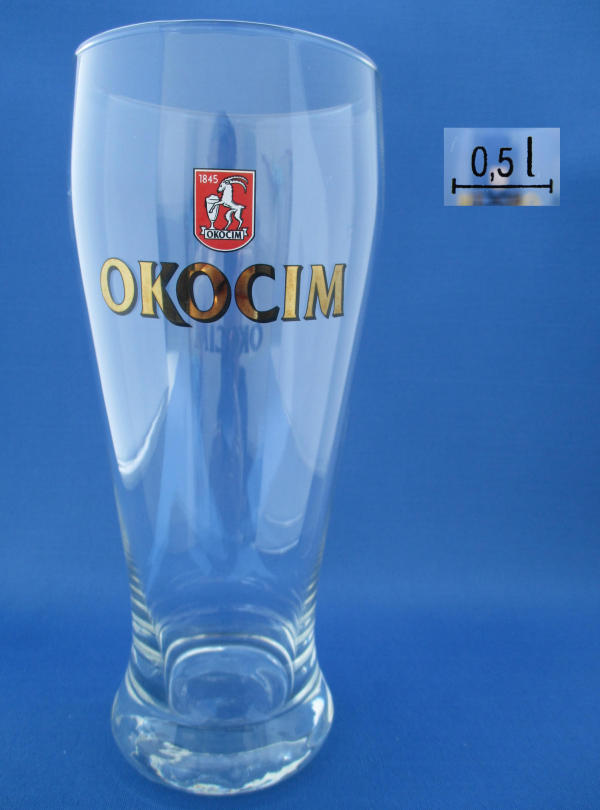 Okocim Beer Glass 001188B087