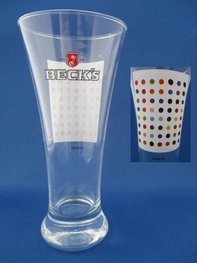 Beck's Beer Glass 001196B088