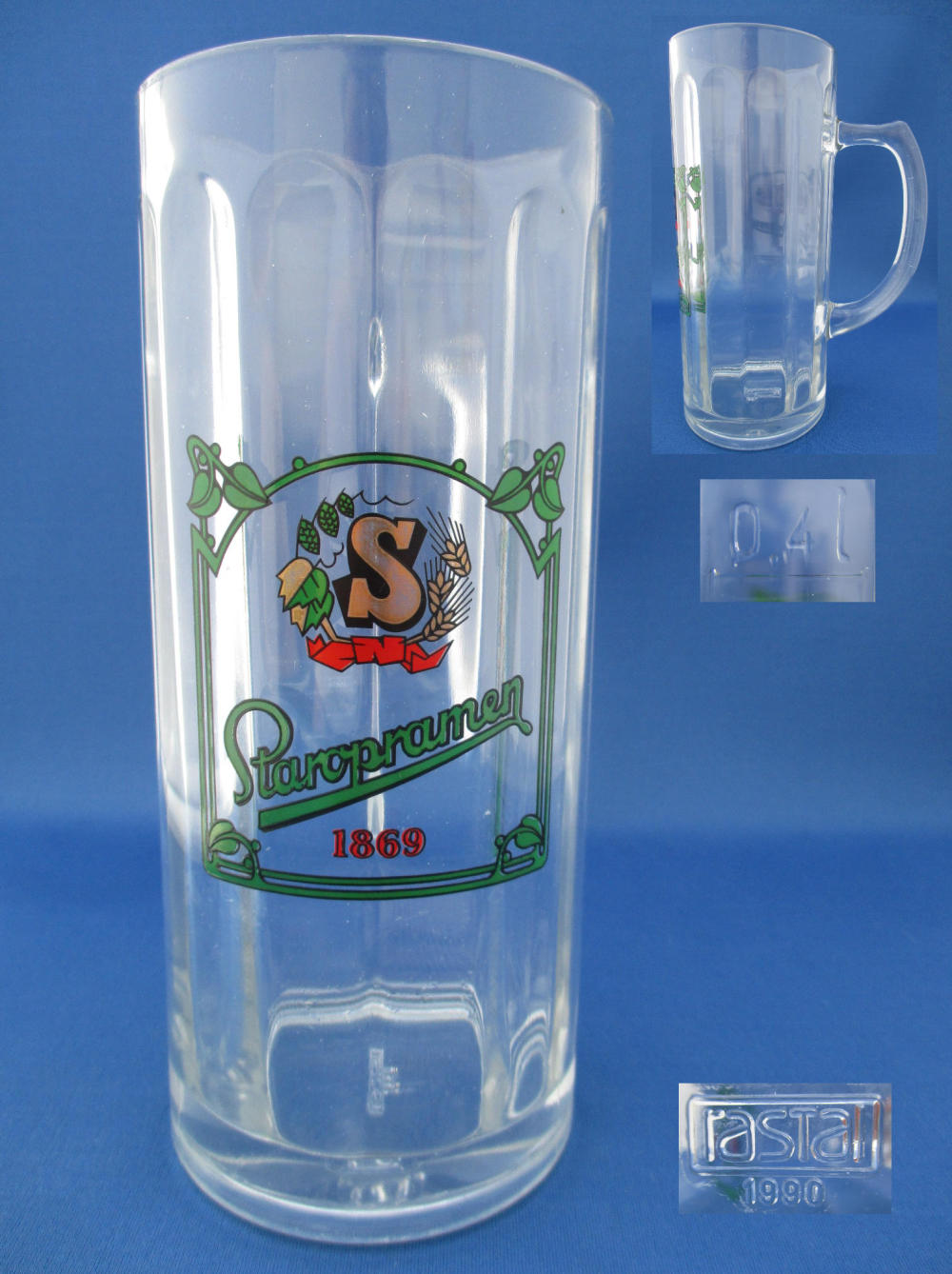 Staropramen Beer Glass 001215B089