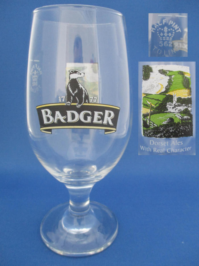 Badger Beer Glass 001221B089