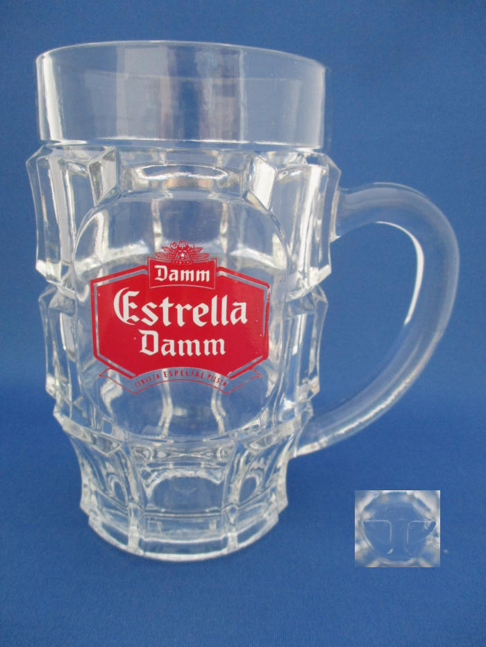 Estrella Damm Beer Glass 001222B089 
