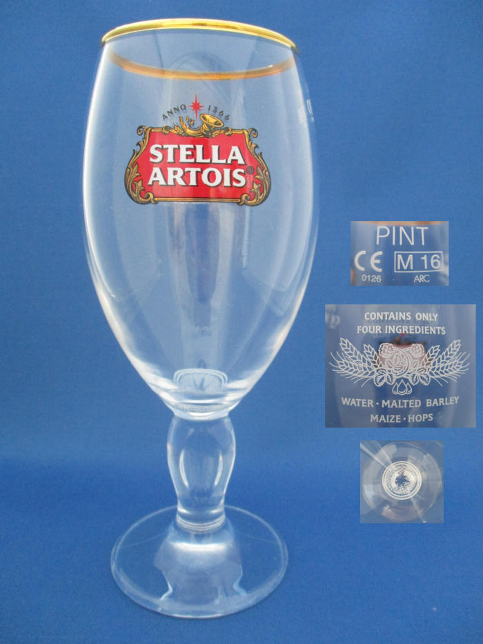 Stella Artois Beer Glass 001227B090