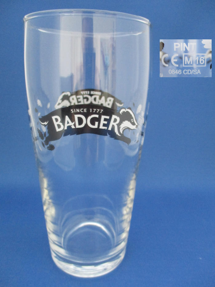 Badger Beer Glass 001231B090