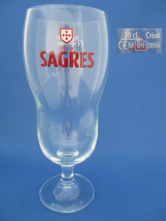 Sagres Beer Glass