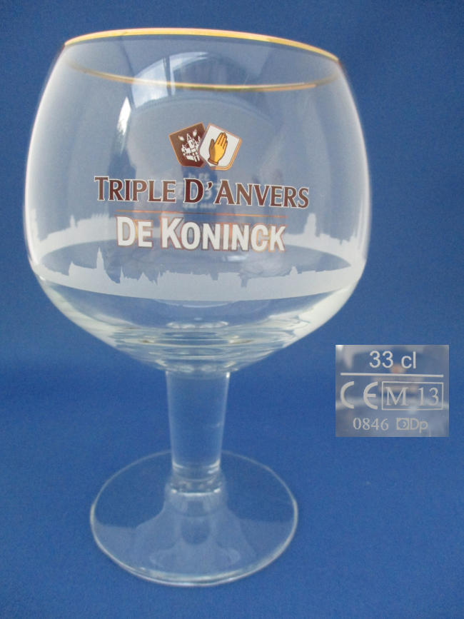 Triple D'Anvers Beer Glass